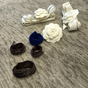 Chanel, Hermes and Louis Vuitton ribbons